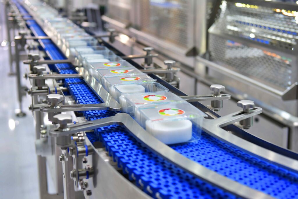 平格网链运输设备modularbelt conveyor